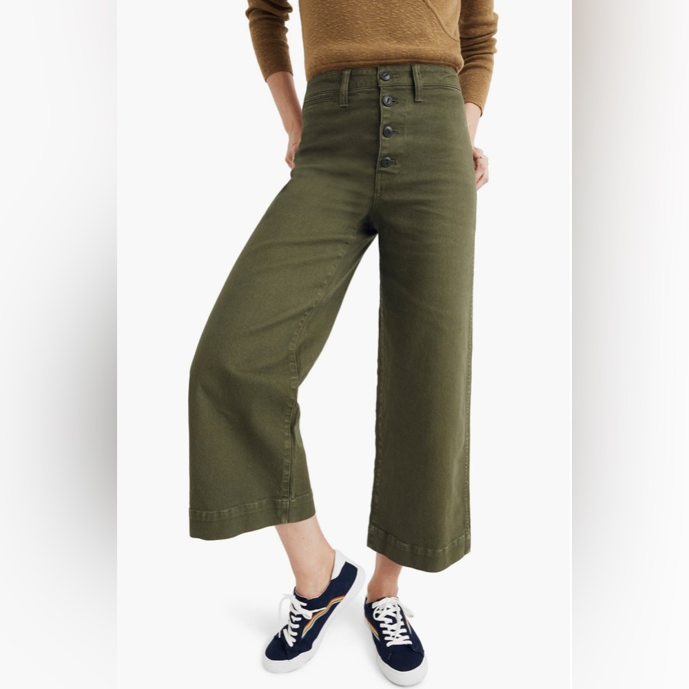 Madewell Emmett Crop Wide Leg Pants
